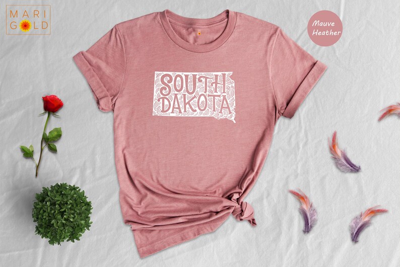 South Dakota Map Shirt: State Pride Travel Gift image 6