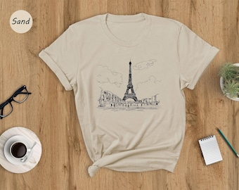 Eiffel Tower Shirt: Paris Travel Souvenir Tee