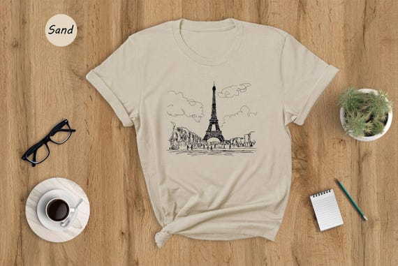 Eiffel Tower Shirt: Paris Travel Souvenir Tee