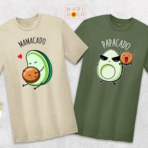 Mamacado Shirt, Papacado Shirt, Avocado Couple Pregnancy Announcement Shirt, Pregnancy Shirt, Couple Shirt, Pregnancy Gift,Baby Shower Gift