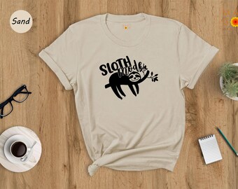 Sloth Mode Shirt, Funny Sloth Lover Tee, Lazy Day Sarcastic Shirt, Gift for Introverts, Cute Animal Graphic Tee