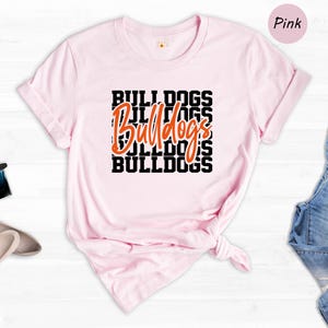 Bulldogs Team Spirit Shirt: Mascot Fan Tee 画像 3