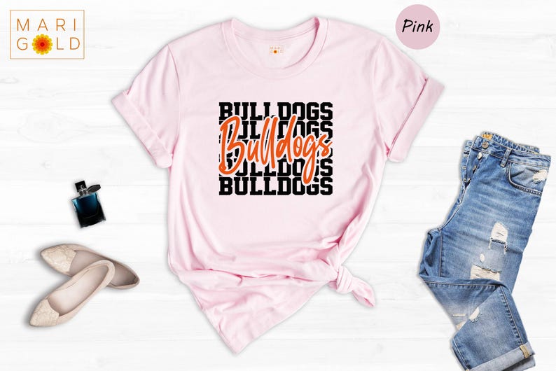 Bulldogs Team Spirit Shirt: Mascot Fan Tee 画像 3