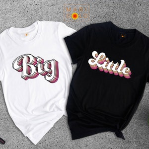 Little Big Shirt, Matching Gg Big Tee, Matching Sister Shirt, Big Sister Shirt, Big Brother Shirt, Sorority Shirts, Sorority Big Little