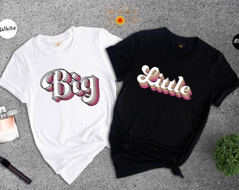 Little Big Shirt, Matching Gg Big Tee, Matching Sister Shirt, Big Sister Shirt, Big Brother Shirt, Sorority Shirts, Sorority Big Little