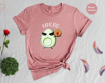 Papacado Shirt: Funny Avocado Dad Pregnancy Announcement Tee