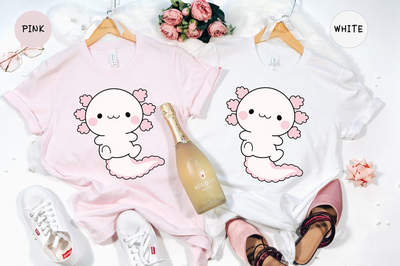 Cute Axolotl Shirt, Axolotl Graphic Shirt, Axolotl-Designed Shirt, Funny Axolotl T-Shirt, Axolotl Lover T-Shirt image 7