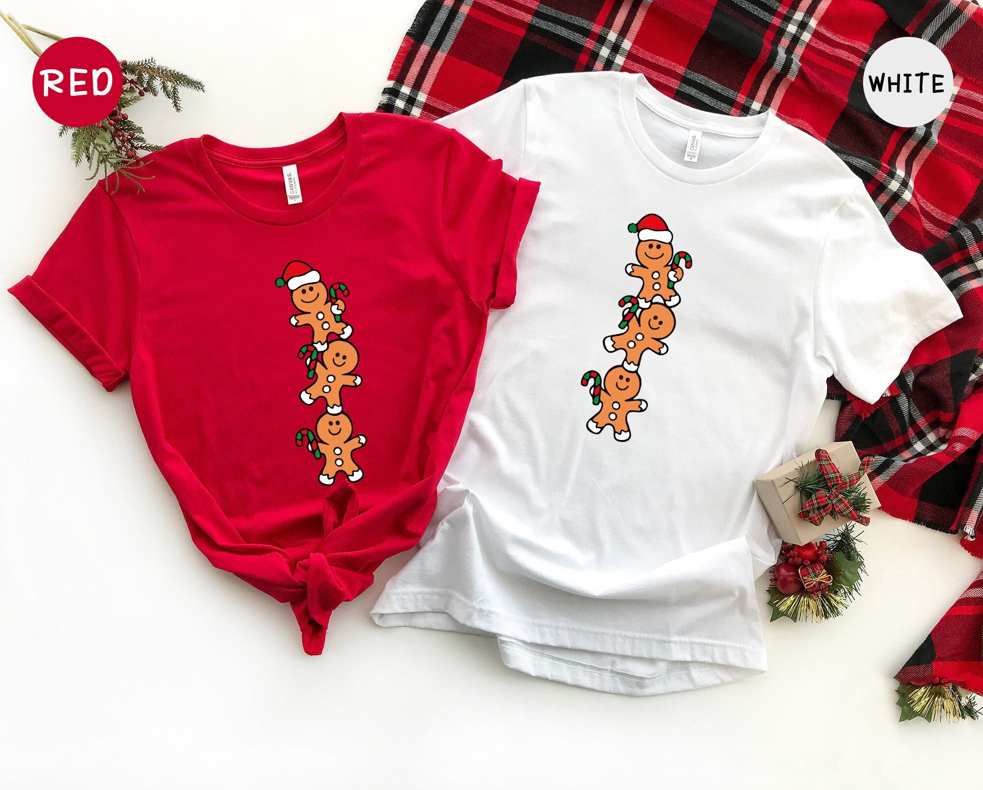 Discover Cute Gingerbread Man Shirt, Funny Christmas Shirt