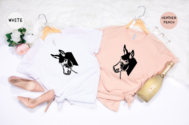Aesthetic Donkey Head Shirt Awesome Donkey Donkey Lover Tee - Etsy