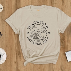 Yellowstone Park Shirt, Yellowstone National Park Shirt, Yellowstone Hiking Shirt, Yellowstone Souvenir, Yellowstone Camping Shirt