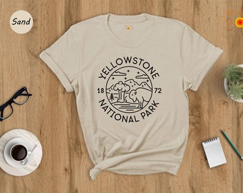 Yellowstone Park Shirt, Yellowstone National Park Shirt, Yellowstone Hiking Shirt, Yellowstone Souvenir, Yellowstone Camping Shirt