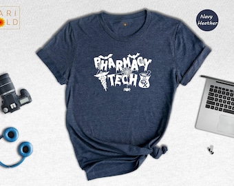 Halloween Pharmacy Tech Shirt: Spooky Medical Worker Tee