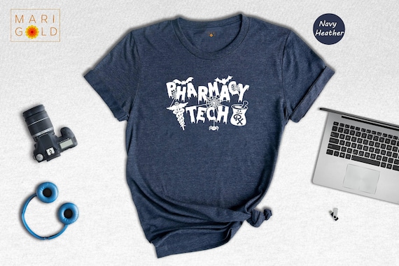 Halloween Pharmacy Tech Shirt: Spooky Medical Worker Tee