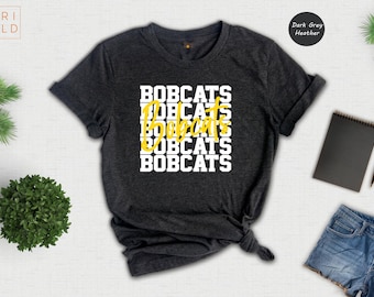 Bobcats Mascot Shirt: Team Spirit Fan Shirt