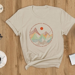 Mountains Outdoor Shirt, Hiking Shirt, Adventure T-Shirt, Vacation Shirt, Wanderlust Explore More Tee, Travel Shirt, Forest Shirt image 6