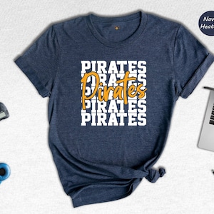 Team Mascot Shirt, Pirates Team Shirt, Pirates Football Shirt, Pirates Fan Shirt, Pirates School Shirt, Pirates School Spirit