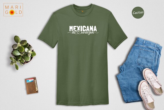 Mexicana De Corazon Tshirt Original Design Mexican By Heart Mexicana De Corazon Tshirt Original Design Mexican By Heart