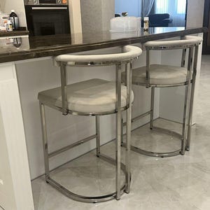 Bar stool stainless