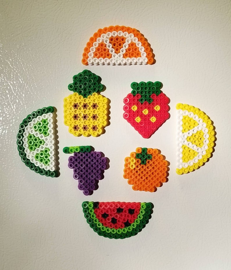 Perler Beads Fruit Etsy