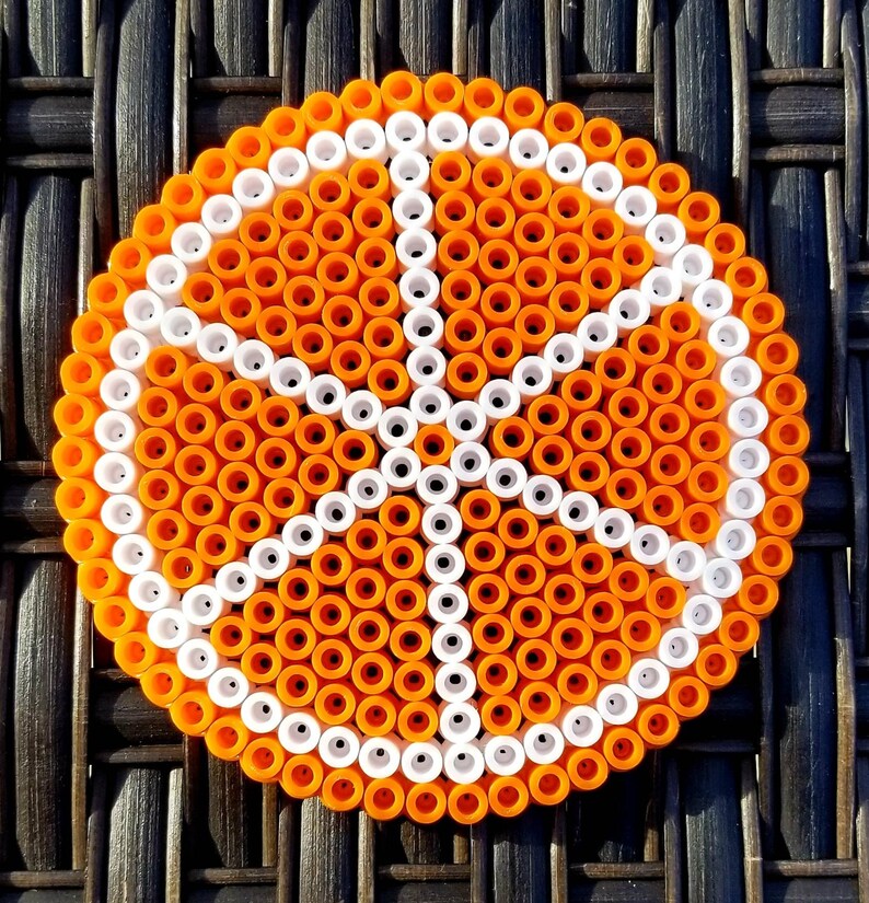 Fruit Perler Bead Coasters Etsy