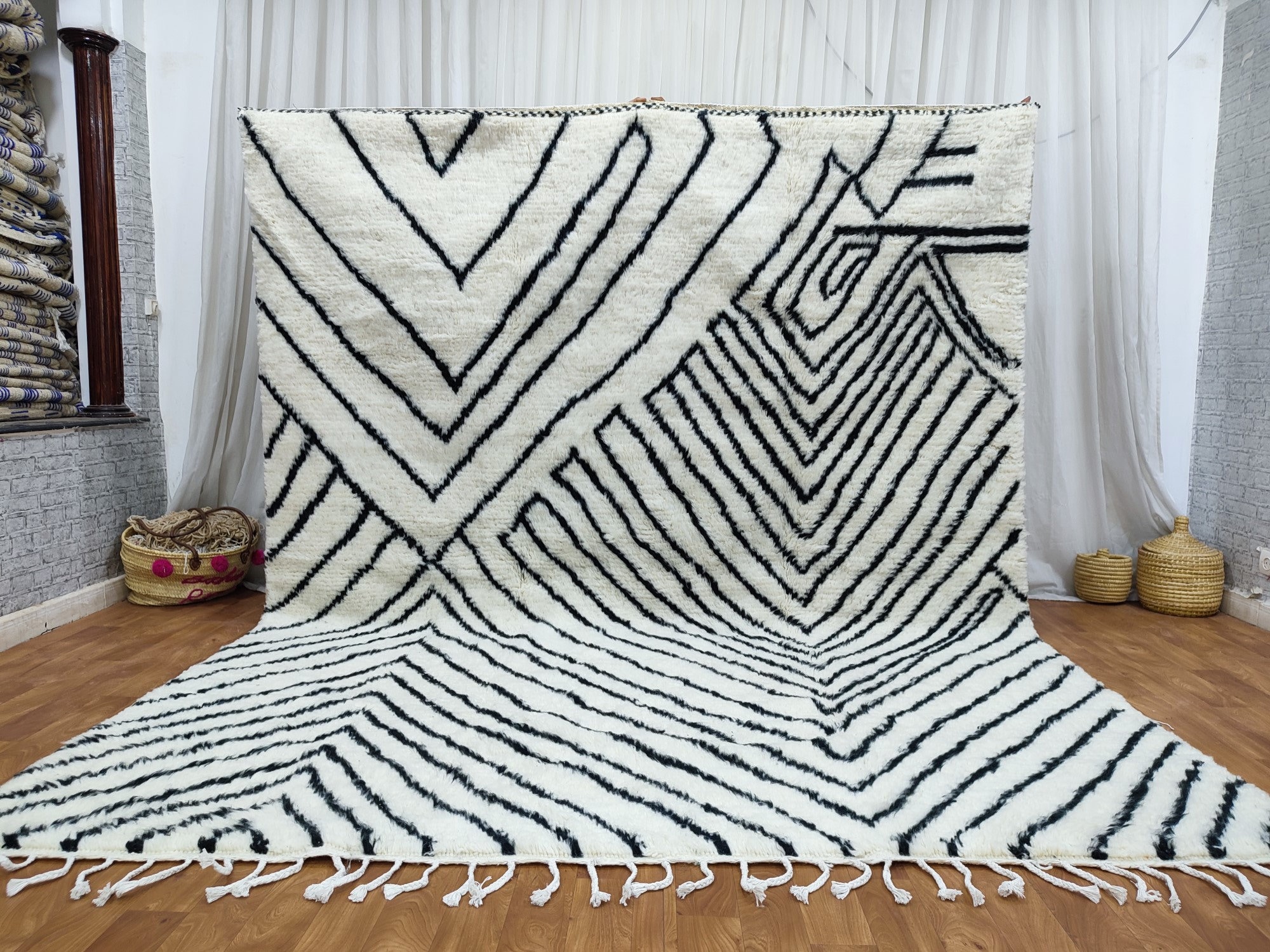 surf7251　Made inモロッコのハンドメイドラグ surf7251 Made inモロッコのハンドメイドラグ made in モロッコの