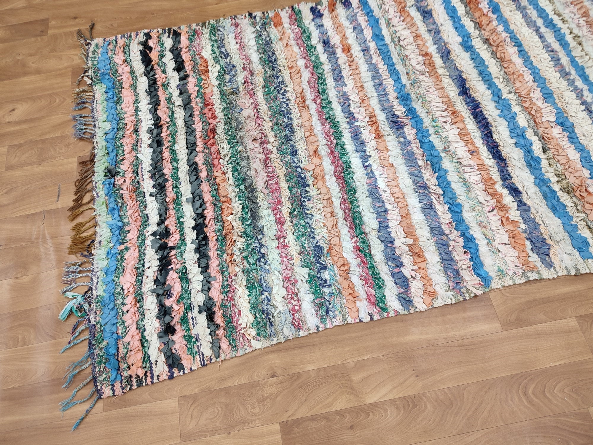 ブシュルーイット モロッコ ラグ – ヴィンテージ ハンドメイド