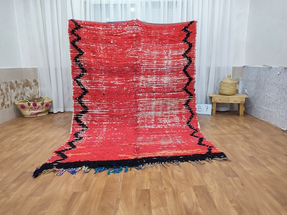 新品/一点物】ハンドメイド モロッコラグ 103×68 No.9 新品/一点物