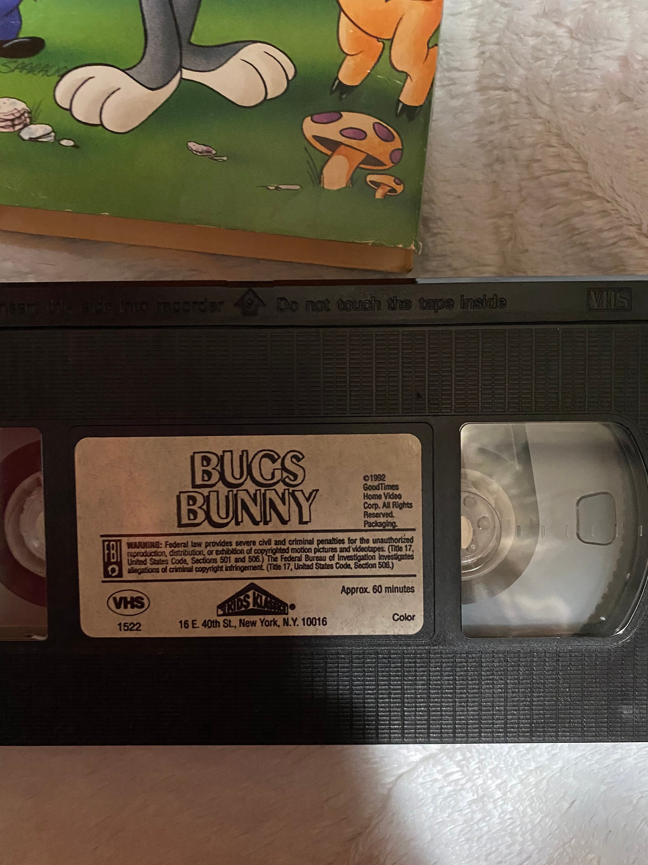 Bugs Bunny VHS Tape Etsy