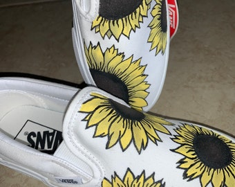 yellow vans sunflower