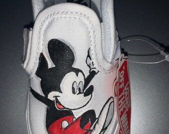 mickey mouse custom vans