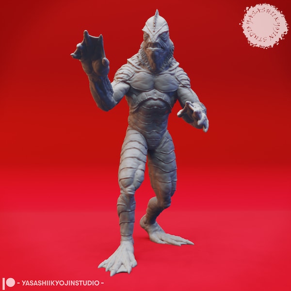 Gill-man | Tabletop miniature | D&D | Pathfinder | Tabletop RPG