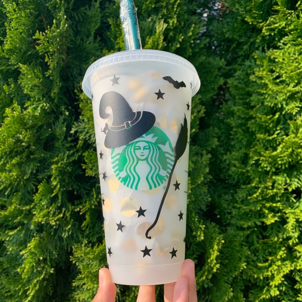 thumbnail image 2 of Starbucks Halloween 2021 Black Mushroom Ox Horn Tumbler – 18oz Mason Jar Glass Cup, Original Release 2 of 6