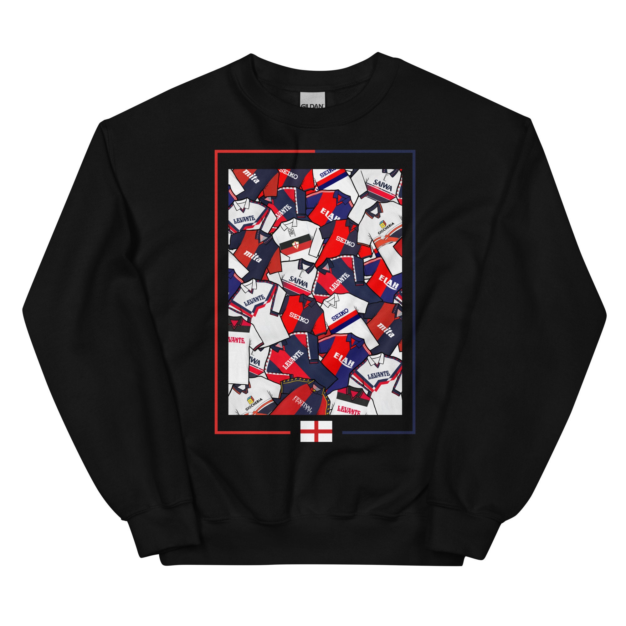 Retro Jerseys of Genoa Inspired Unisex Sweatshirt