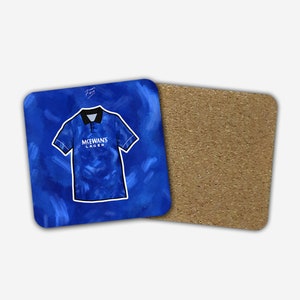 Geordie 1993-95 Away Shirt Memorabilia Hand Sublimated Football Coaster