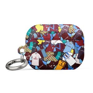 Burnley Style Retro inspirierte Jerseys Hülle für AirPods®