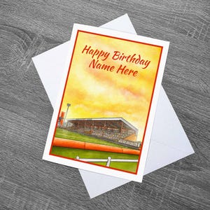 Tarjeta de cumpleaños o personalizada con estilo artístico inspirado en Home of Robins (con sobre)