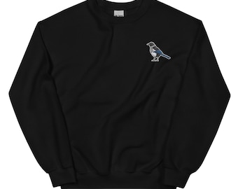 Felpa ispirata a Magpie con sciarpa e maglie retrò