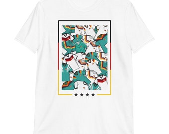 Germany Inspired Retro Themed Short-Sleeve Unisex Football T-Shirt