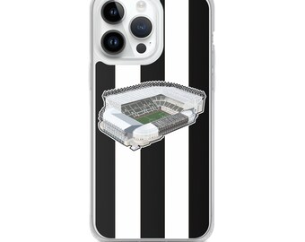 Estuche transparente con temática de arte Geordie para iPhone® inspirado