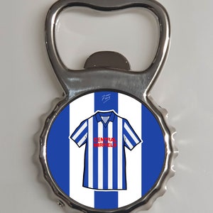 Huddersfield Memorabilia Metal Bottle Opener Fridge Magnet