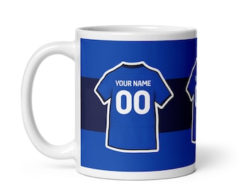 Personalised Birmingham Inspired 23/24 Handmade Ceramic Football Mug