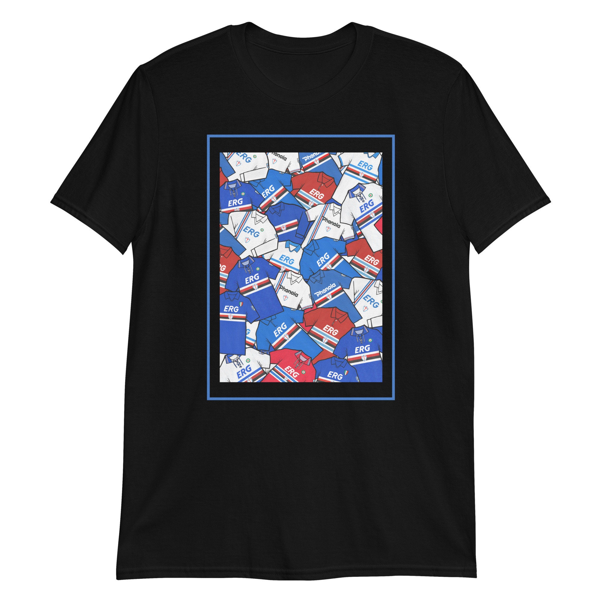 Maglietta Uomo Sampdoria - T-Shirt Divertente Per Tifosi Con Frase Ironica, Cotone Comfort - Foto 4