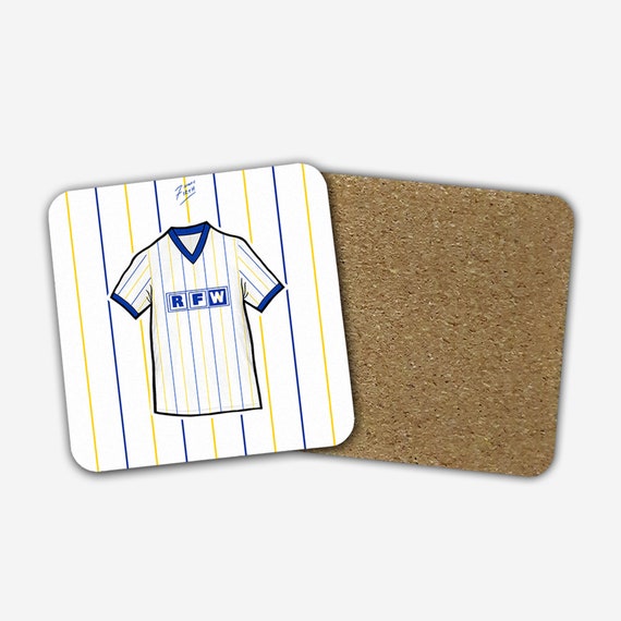 Leeds Retro Shirts Memorabilia Hand Sublimated Coaster