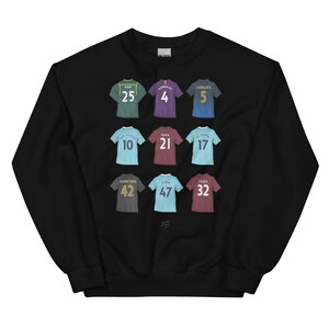 City Legends Shirts Illustrated Football Unisex Sweatshirt