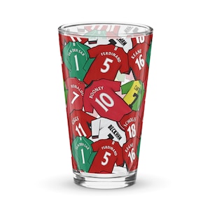 Man utd pint glass - Etsy 日本