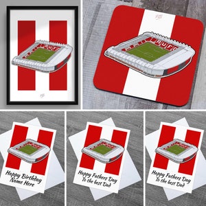 Home of the Millers Rotherham A5, A4, A3 Print / Coaster / Greetings Cards Football Stadium Themed