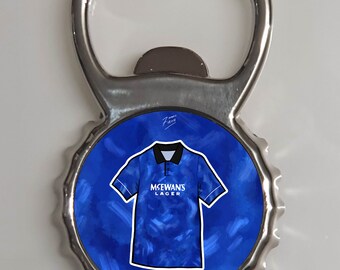 Geordie 1993-95 Away Shirt Memorabilia Metal Bottle Opener Fridge Magnet