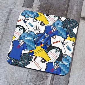 Rams Inspired Retro Jerseys Memorabilia Hand Sublimated Coaster
