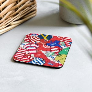Doncaster Inspired Retro Jerseys Memorabilia Hand Sublimated Coaster