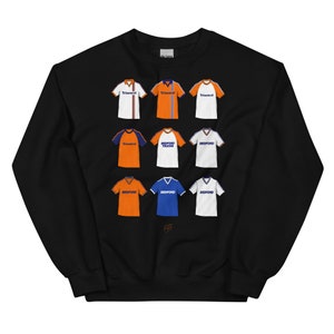 Luton Retro Shirts Illustrated Football Unisex Sweatshirt